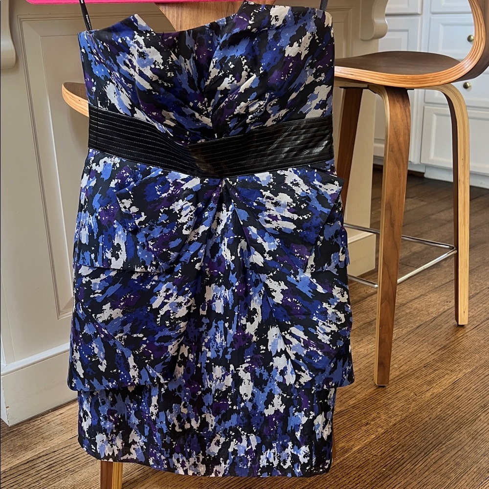 Phoebe Couture strapless cocktail dress 0